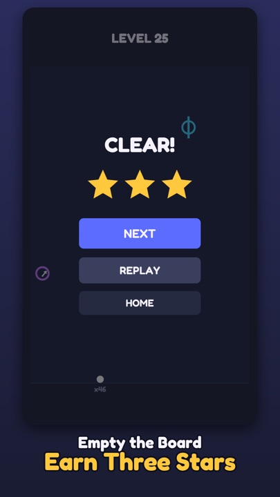 Up to three stars on every level